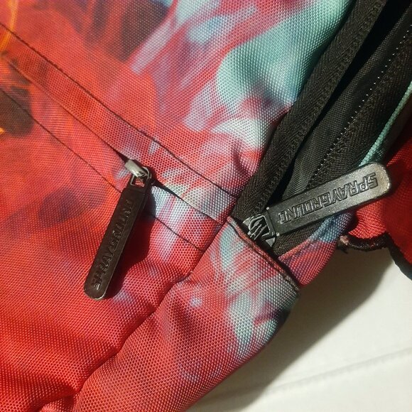 Genuine SPRAYGROUND Backpack DLX Tripppy Wings Psychedelic smoke rarest colorway - Picture 12 of 13